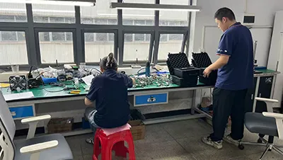 Fábrica de montagem de sensores