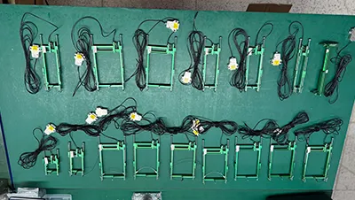 Fábrica de montagem de sensores