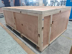 Área de embalagem de equipamentos