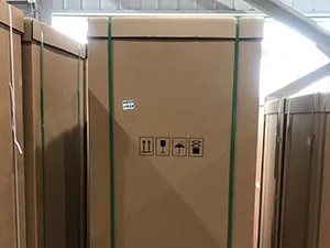 Área de embalagem de equipamentos