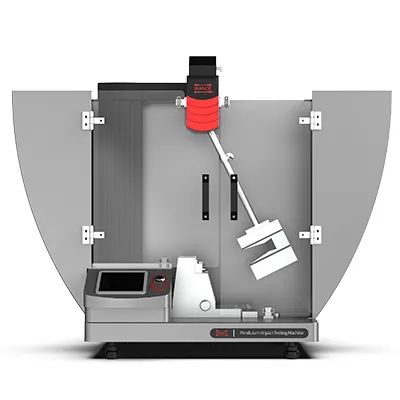 Máquina de ensaio de impacto pendular para plásticos, teste de impacto Charpy/Izod