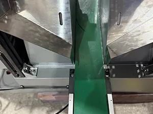 Transportador de alimentação de amostras