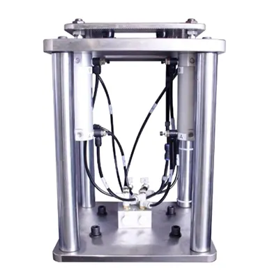 Dispositivo de fixação pneumático padrão com invólucro de proteção total