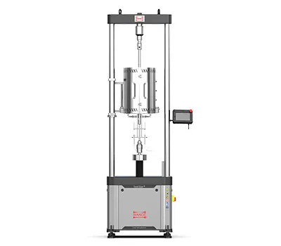 Máquina de ensaios de fluência e ruptura por tensão eletromecânica