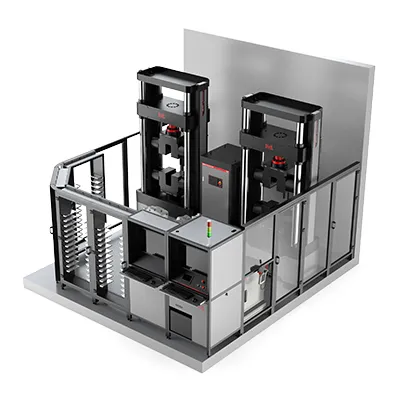 Sistema de ensaio robótico automatizado de tração de vergalhões