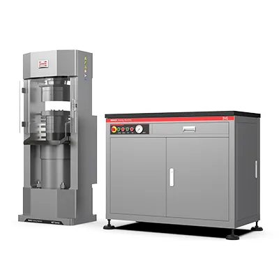 Máquina de ensaio de compressão, controle por servoválvula