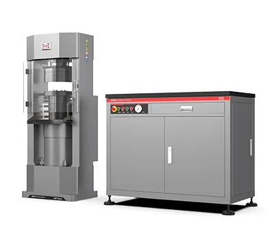 Máquina de ensaio de compressão, controle por servoválvula